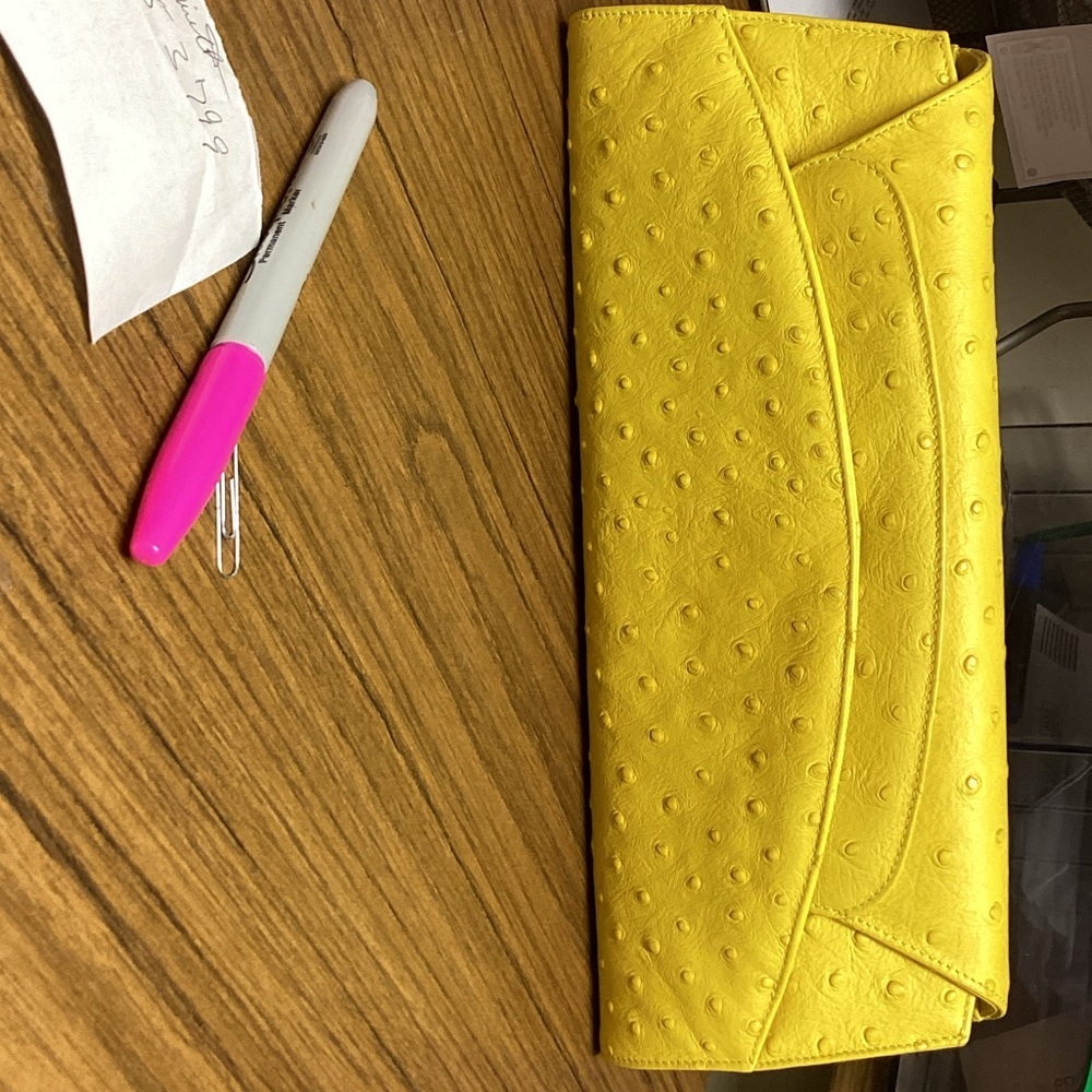 Yellow Clutch Bag